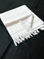 WOOL SHAWL WHITE