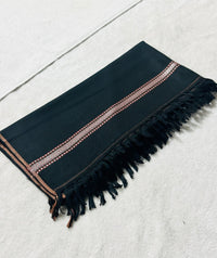 WOOL SHAWL BLACK