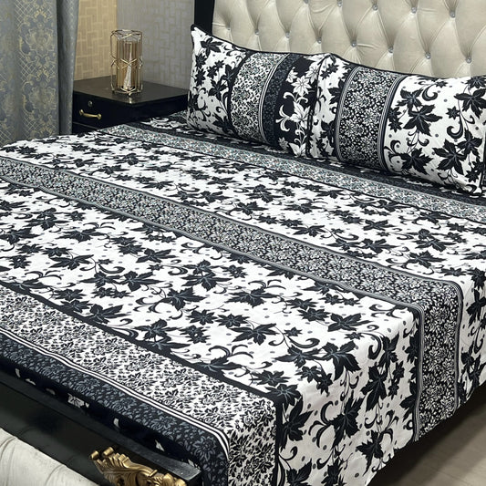 3D-Crystal cotton Bedsheets